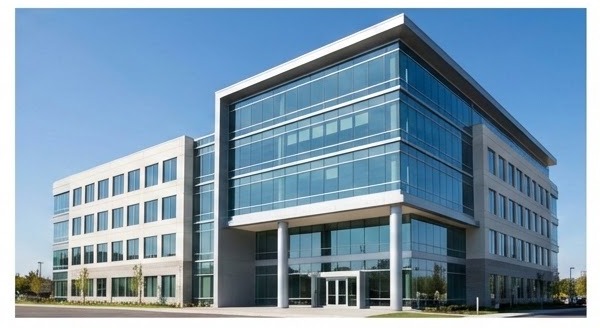 Modern commercial office building