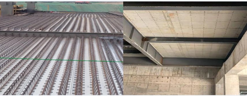 Steel truss floor deck installation