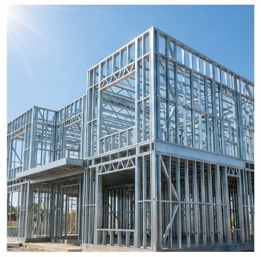 Multi-story cold-formed steel structure